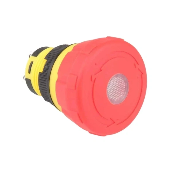 WD16M-M3Z-D 16mm Işıklı Plastik Acil Stop Butonu 2NC