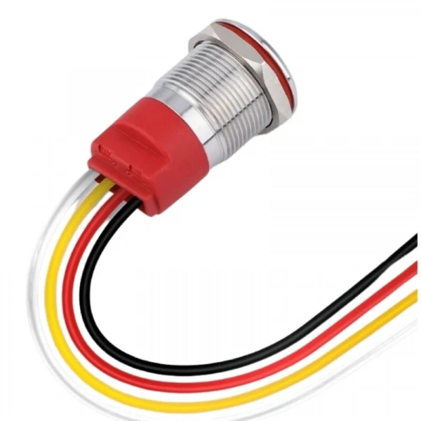 WD22T-P2-E 22mm Dokunmatik Touch Metal Buton - Beyaz