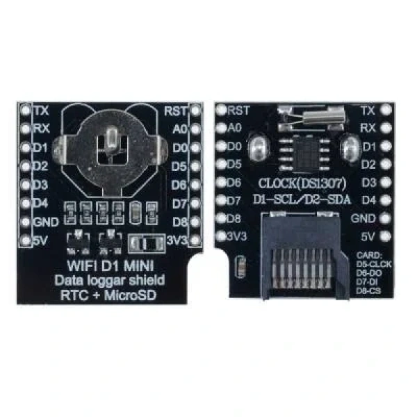 Wemos D1 Mini Data Logger + RTC DS1307