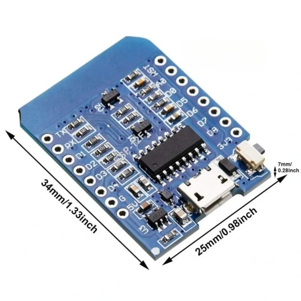 WeMos D1 Mini - ESP8266 Tabanlı Arduino Kartı ESP-12F