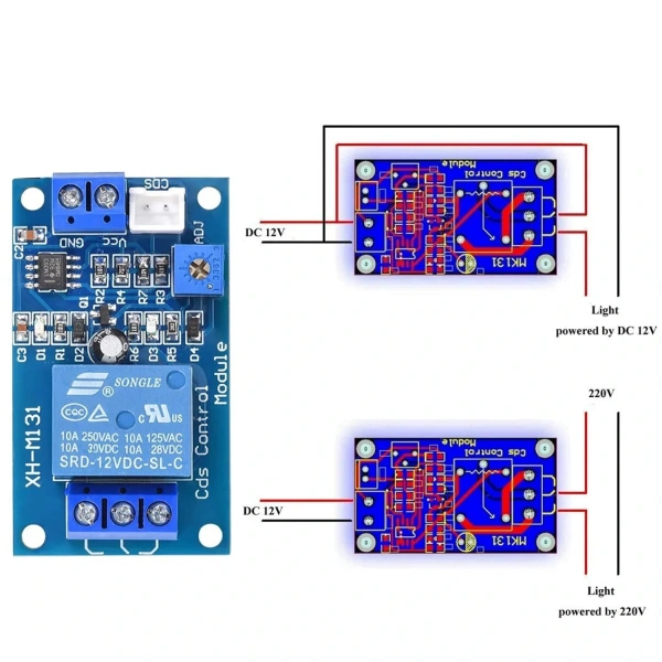 XH-M131 12V Ldr Işık Kontrollü Röle
