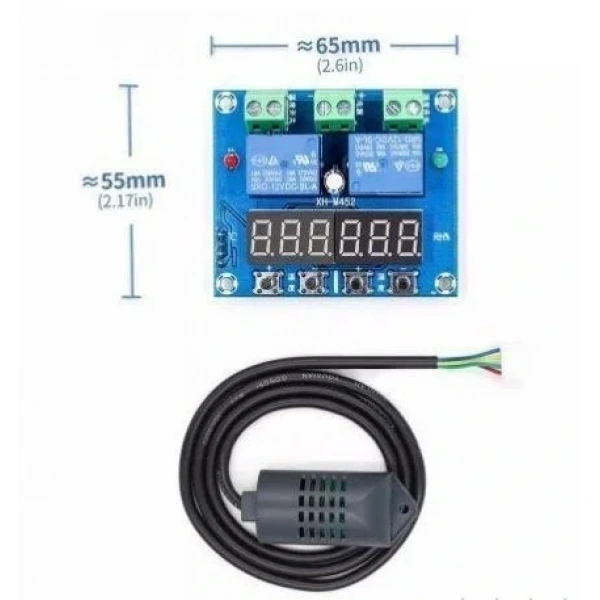 XH-M452 Kuluçka Termostat Sıcaklık Nem Kontrol
