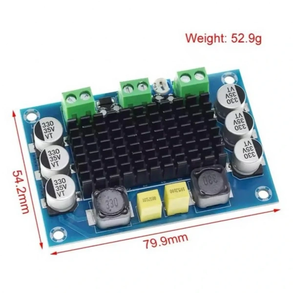 XH-M542 TPA3116D2 100W Mono Kanal Dijital Amfi Devresi 12-26V