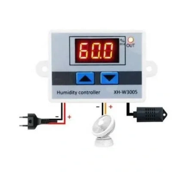 XH-W3005 220V AC Dijital Nem Kontrol Cihazı