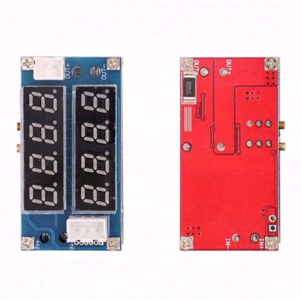 XL4015 5A CC-CV Volt-Amper Ayarlı Çift Ekranlı Voltaj Düşürücü Modül