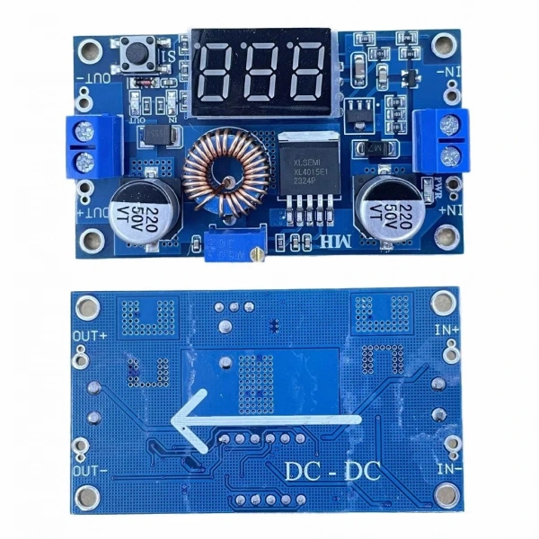 XL4015 75W 5A DC-DC Voltmetre Ekranlı (3Digits) Voltaj Düşürücü Modül