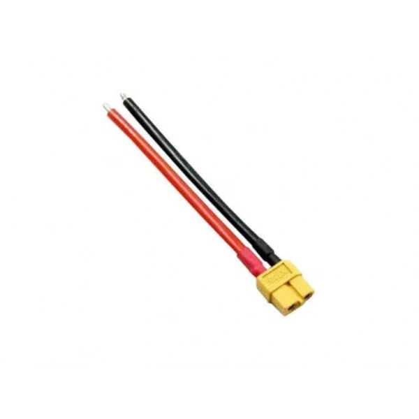 XT60 Dişi Konektör 10 Cm Silikon Kablolu