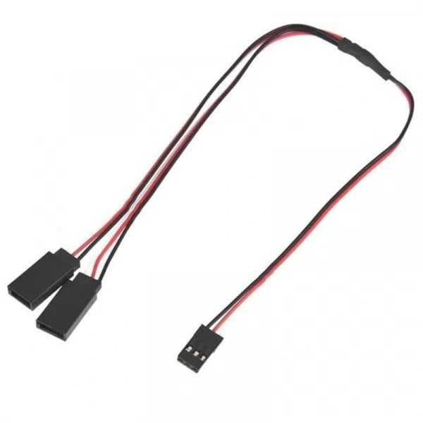 Y Tipi Servo Kablosu 30cm - 1JR Erkek 2 Futaba Dişi
