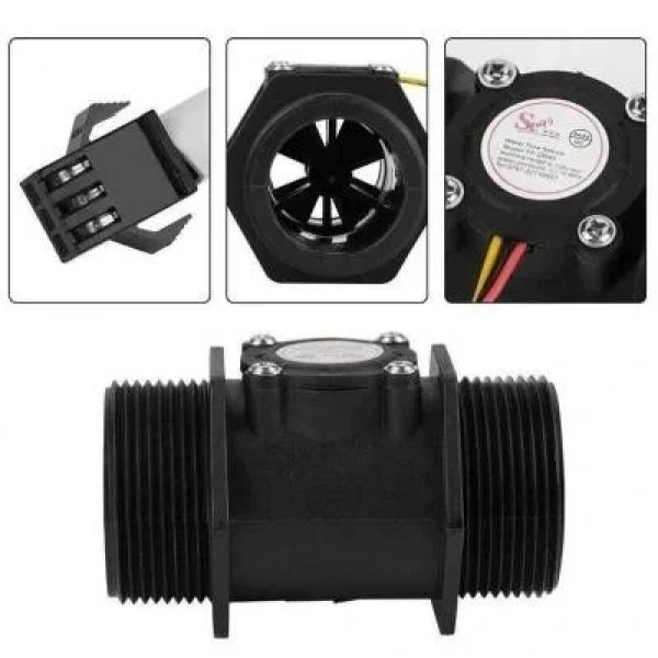 YF-DN40 Su Akış Sensörü Debimetre G11/2 5-150L/Dk 3.5-24VDC