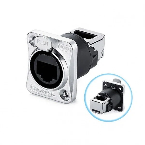 YT-RJ45-JSX-22-001 Su Geçirmez Ethernet Konnektörü - Dişi
