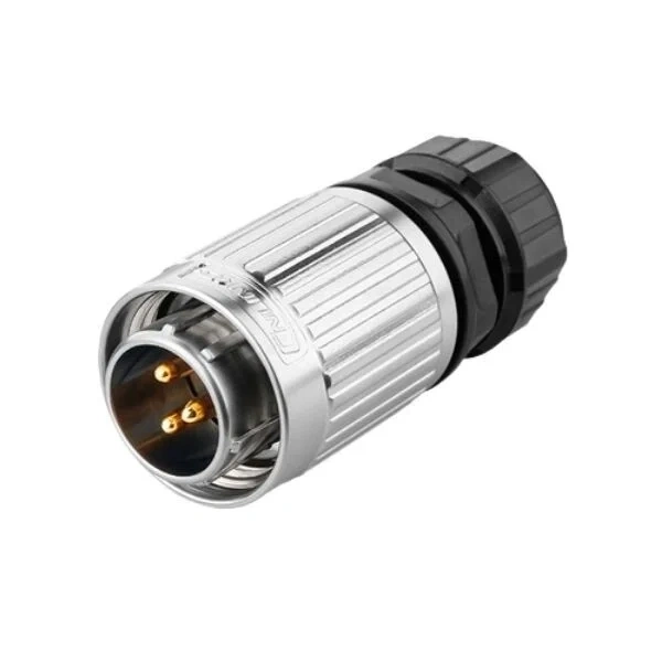 YW-20-C03PE-03-001 3-Pin Su Geçirmez Konnektör - Erkek