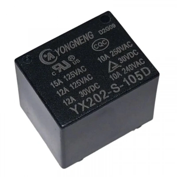 YX202-S-105D 5V 10A Röle 5-Pin