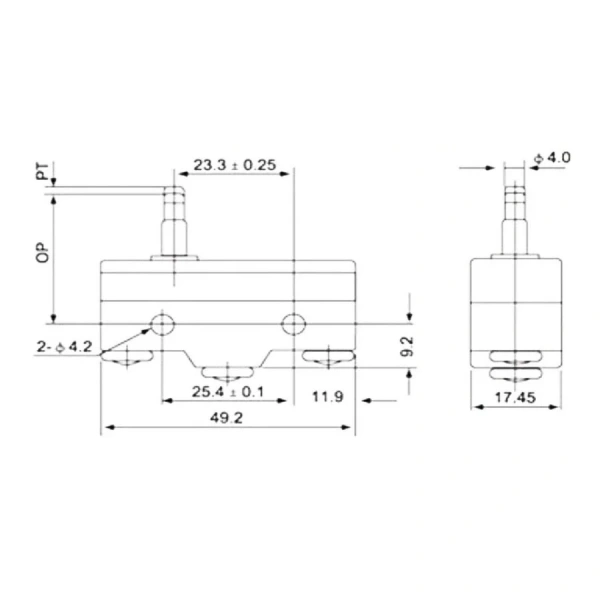 Z-15GS-B Micro Switch 3-Pin