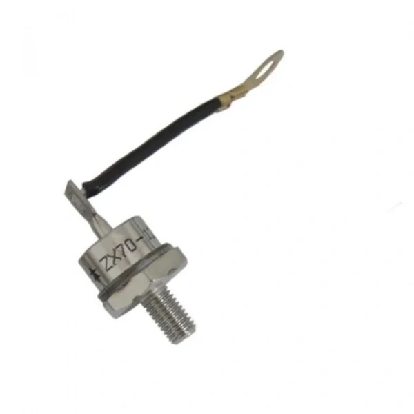 ZX70-12 70A 1200V Kablolu Bakır Metal Vidalı Diyot - Katot