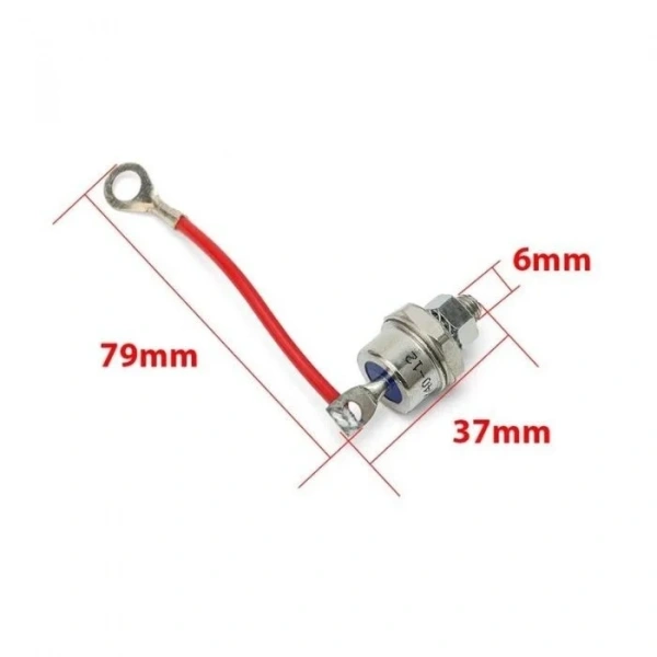 ZX70-12 70A 1200V Kablolu Metal Vidalı Diyot - Katot