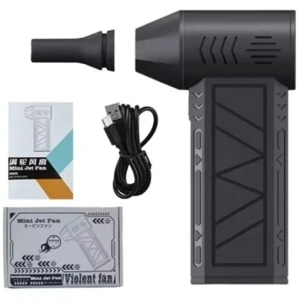 ZY7400-SE/Pro 130000 RPM Mini Turbo Jet Fan - Işıklı