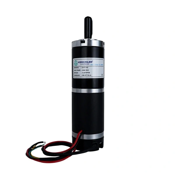 ZYT52RA 24V 5,8Rpm Planet Redüktörlü Encoderli Motor