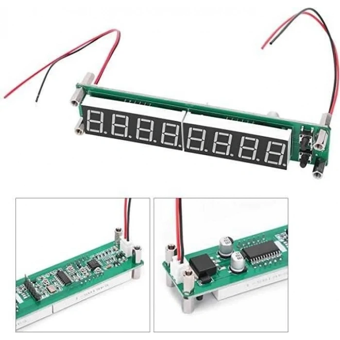 0.1-60MHz 20MHz~2.4GHz RF Sinyal Frekans Sayacı Simometre - Yeşil