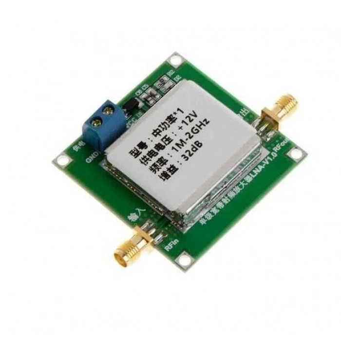 1-2000MHz 32dB LNA RF Geniş Bant Amplifikatör Modülü
