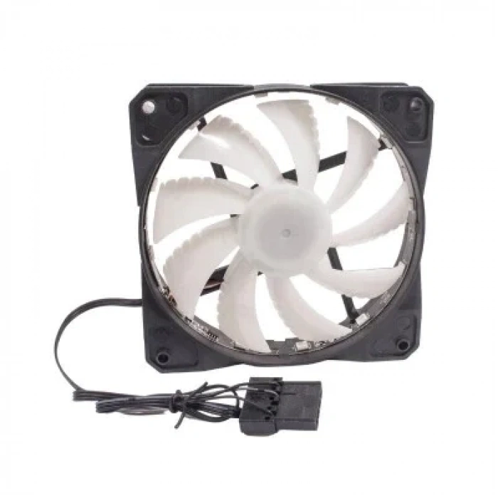 120x120x25mm 12V 0.45A RGB Işıklı Bilgisayar Kasa Fanı