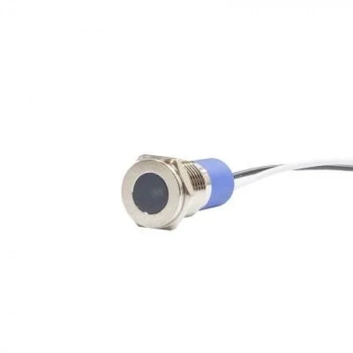 12mm 24v Mavi Led Metal Kablolu Sinyal Lambası IP67 GQ12T-B