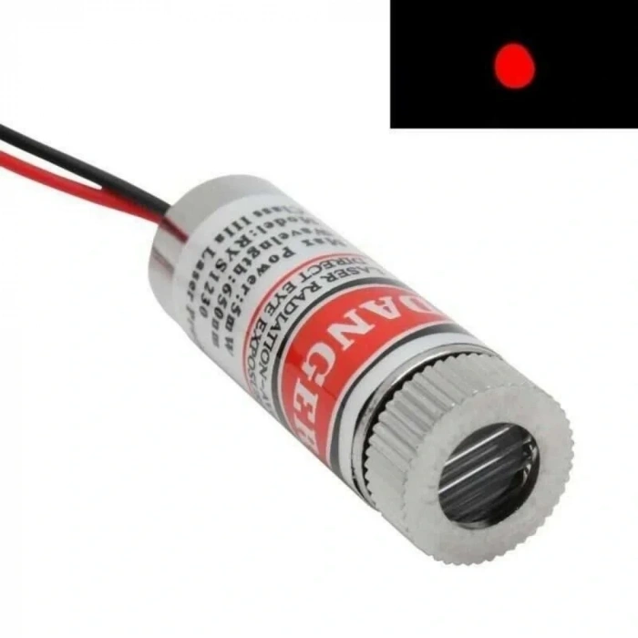 12mm 650nm 5mw Kırmızı Nokta Kafalı Lazer