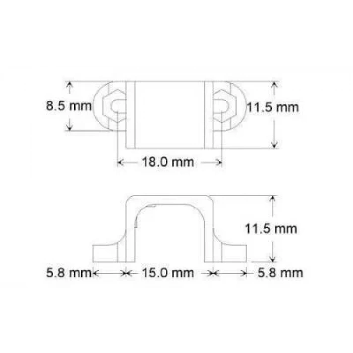 12mm Motor Tutucu Kısa