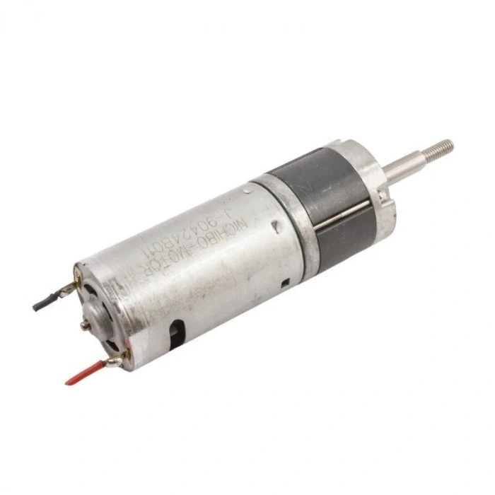 12V 1000RPM 28mm Planet Redüktörlü Kısa DC Motor - Vidalı Milli