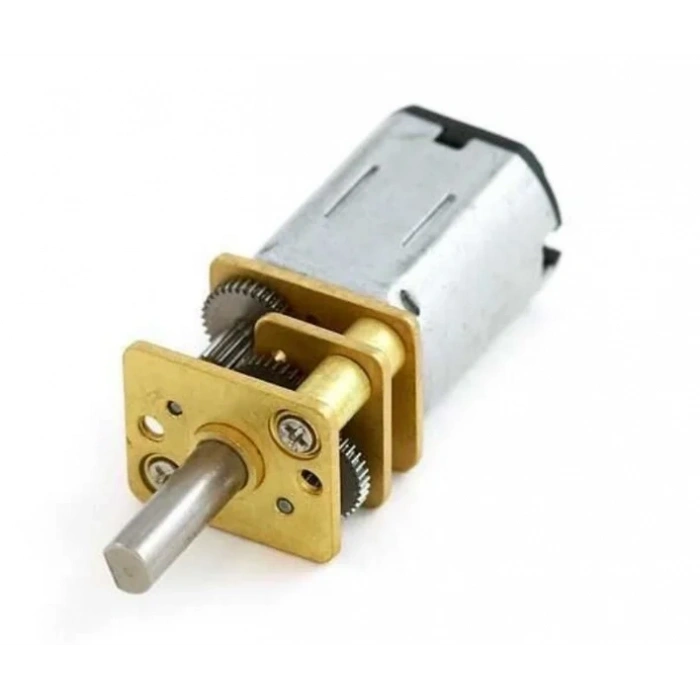 12V 12mm 200RPM Redüktörlü Mikro DC Motor
