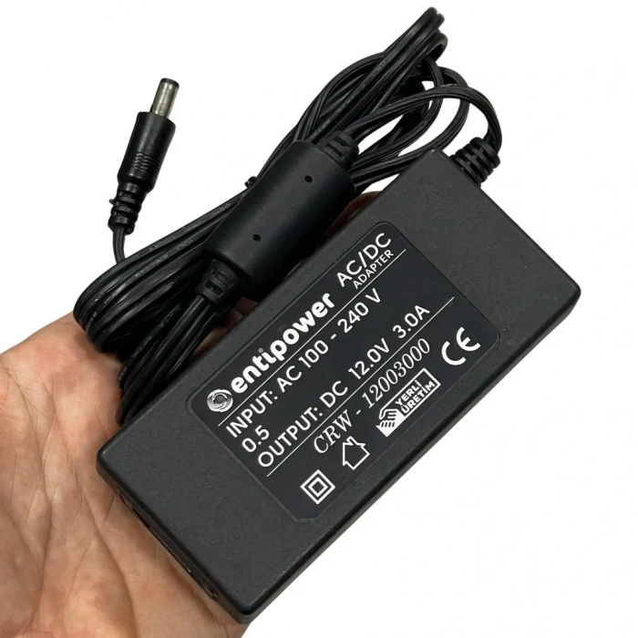 12V 3A AC-DC Adaptör Priz Tipi