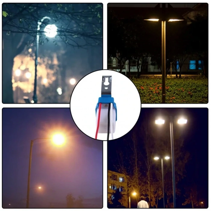 12V Fotosel Otomatik Işık Sensörü - Gece Sensörü