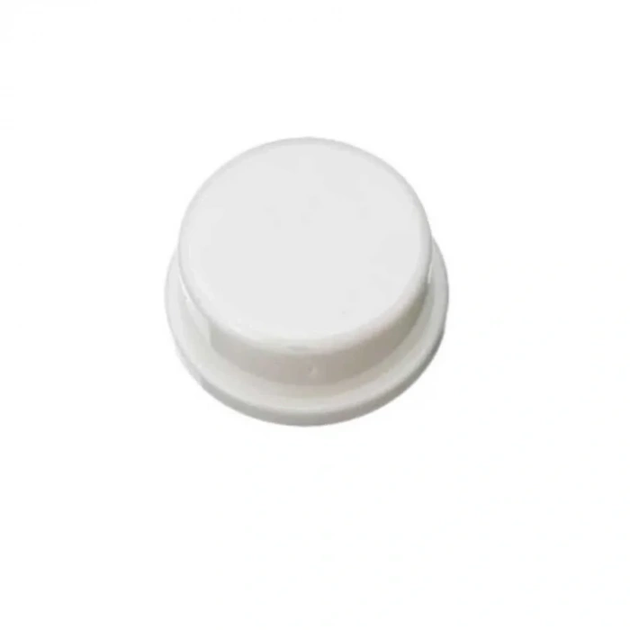 12x12mm Yuvarlak Tact Switch Kapak Push Buton Kapağı Beyaz