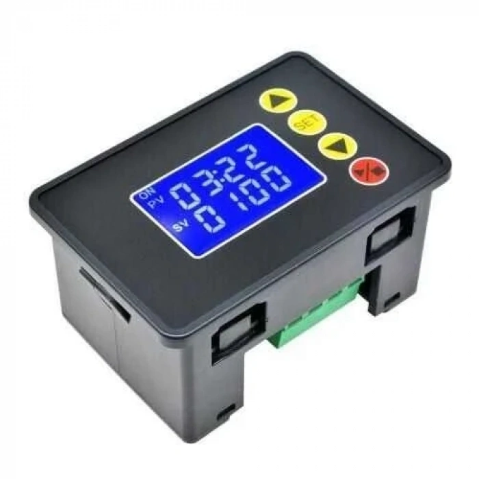 1.37 LCD Zaman Ayarlı Röle Modülü 24V