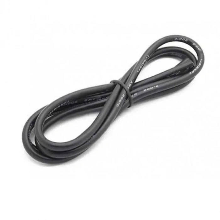 14 AWG Silikon Kablo Siyah - 1 Metre