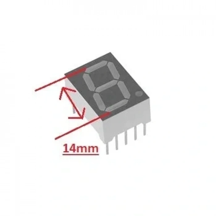 14mm 3lü 7 Segment Display (Anot)