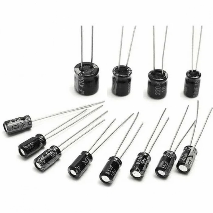 1500uF 16V Elektrolitik Kondansatör 10X20mm - Kısa Bacaklı