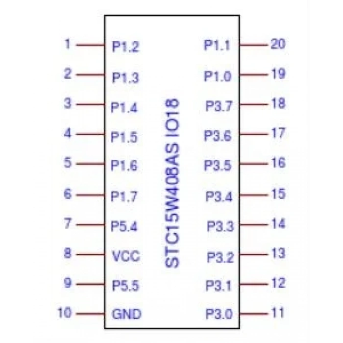 15W408AS SOIC-20 Smd Mosfet Sürücü Entegresi