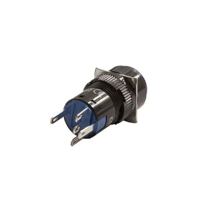 16mm 24V Beyaz Anahtarlı Buton CD-AY-11DZ/24V/W