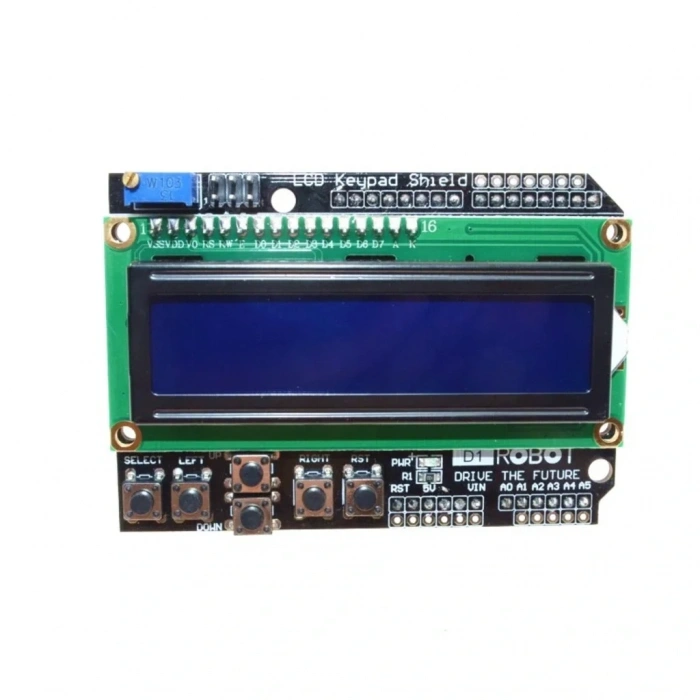 16x2 LCD Ekran ve Tuş Takım 1602 LCD Keypad Shield