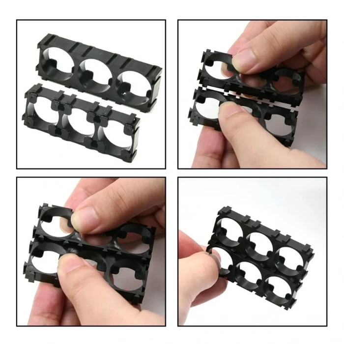 18650 Li-ion Pil Tutucu Braket 3lü
