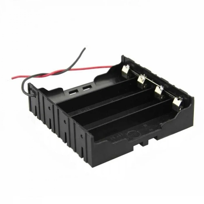 18650 Paralel 4lü Pil Yuvası