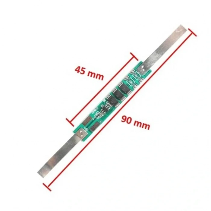 1S 4.5A BMS 3.7V Li-ion 18650 Pil Şarj Koruma Devresi