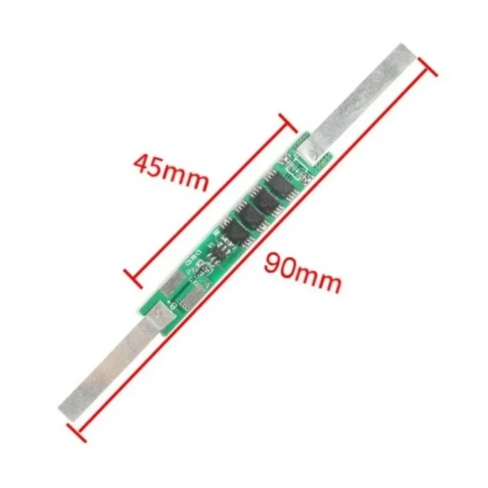 1S 6A BMS 3.7V Nikelli 18650 Lityum Pil Şarj Koruma Devresi