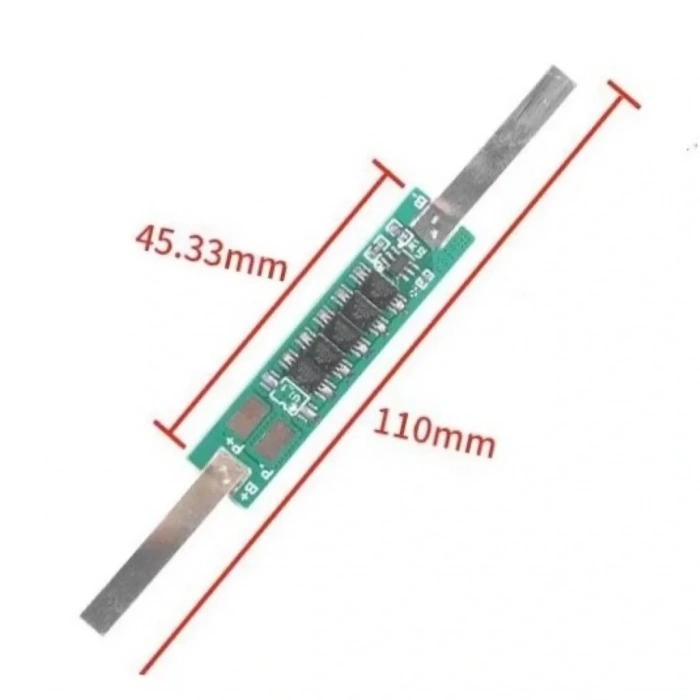 1S 7.5A BMS 3.7V Nikelli 18650 Lityum Pil Şarj Koruma Devresi