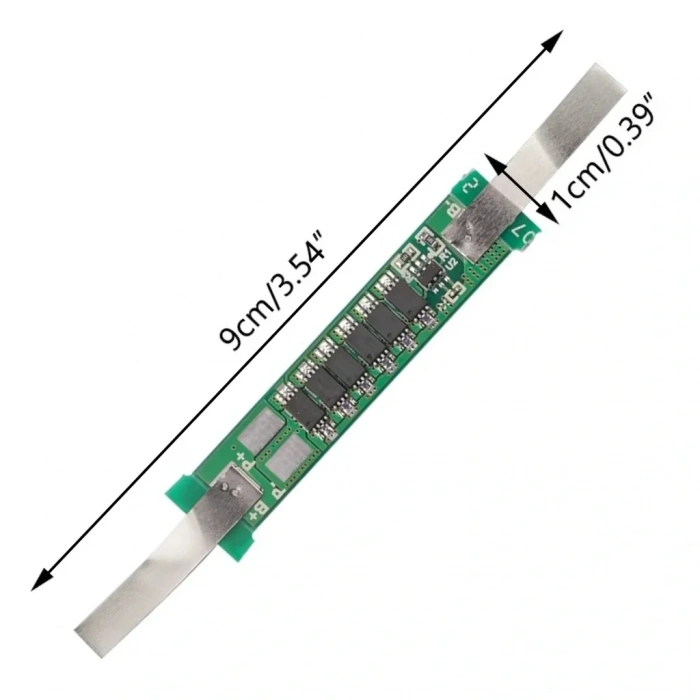 1S 9A BMS 3.7V Nikelli 18650 Lityum Pil Şarj Koruma Devresi