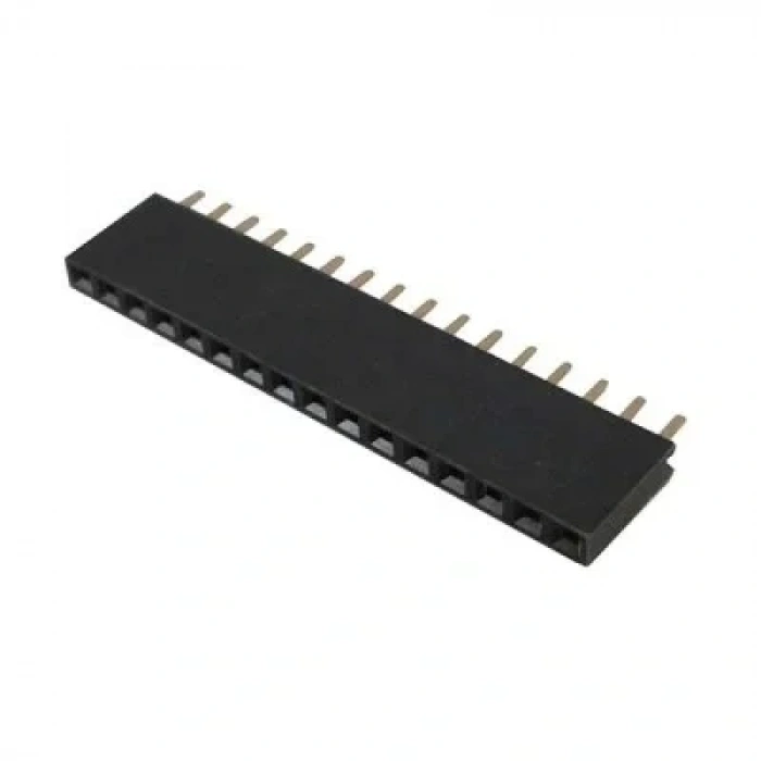 1x16 Dişi Header 16 Pin 180 Derece