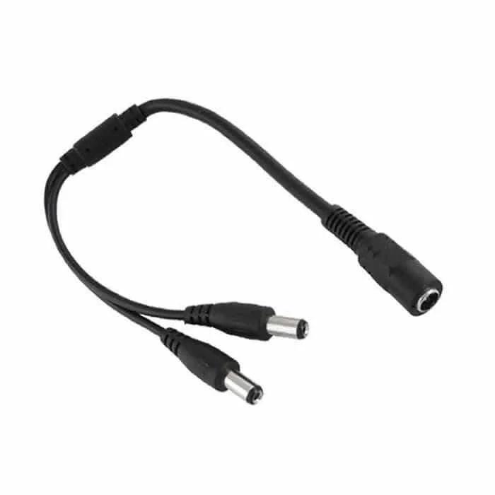 2 Başlı DC Adaptör Çoklayıcı Kablo