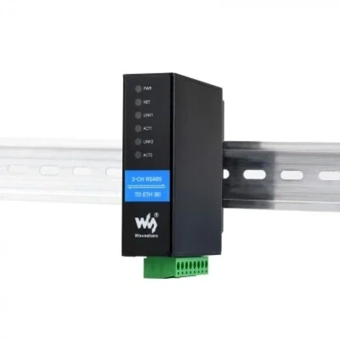 2 Kanal RS485 - RJ45 Ethernet Modülü