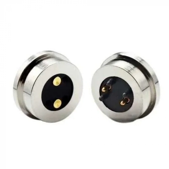 2-Pin 13.5mm Pogo Pin Manyetik Konnektör Takımı