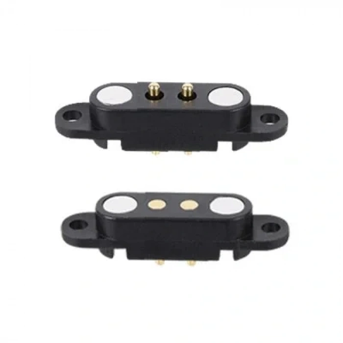 2-Pin 2.54mm Pogo Pin Manyetik Konnektör Takımı - Kulaklı